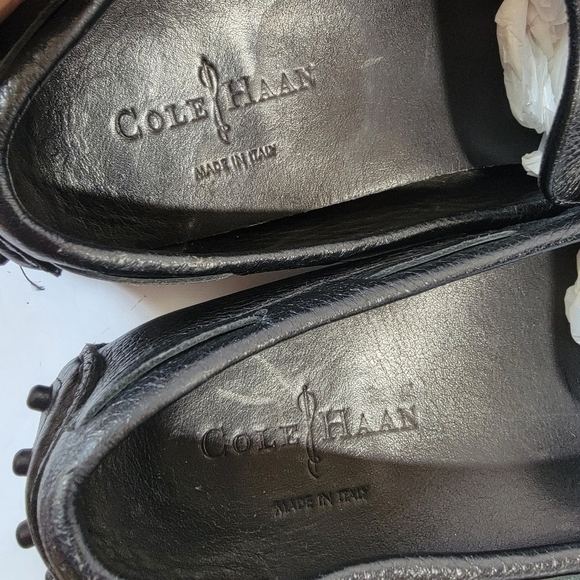 COLE HAAN x Nike Air Made in Italy Black Leather Driver Loafer Men\'s Size 9.5M main image 6